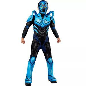 NEW Rubie's Boys DC Comics Blue Beetle Muscle Jumpsuit Halloween Costume